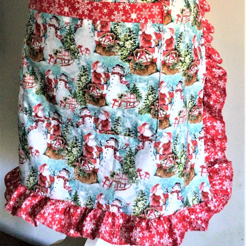 HOLIDAY Aprons CHRISTMAS Aprons Colorful Apron for Women Kitchen Apron Bib Apron